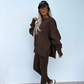✨2-teiliges Set aus langärmligem bedrucktem Sweatshirt und Leggings für Damen✨