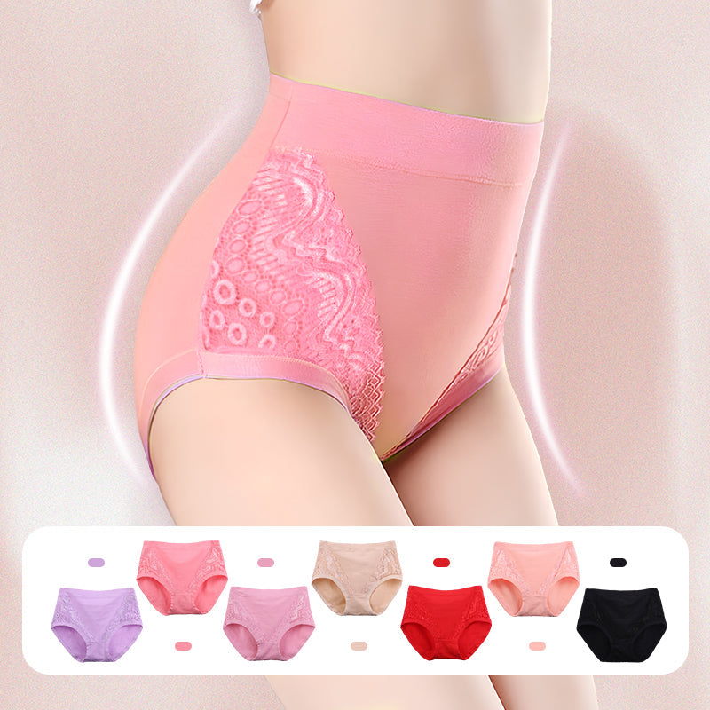 🔥💟Plus Größe hohe Taille auslaufsicher Baumwolle Höschen
