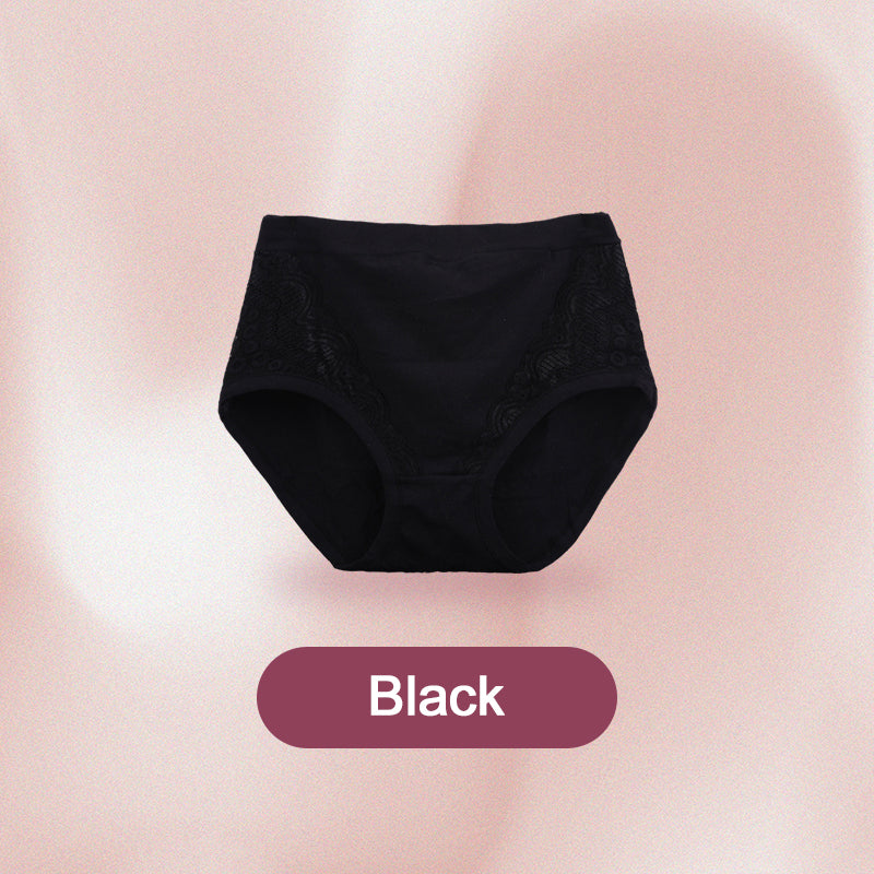 🔥💟Plus Größe hohe Taille auslaufsicher Baumwolle Höschen
