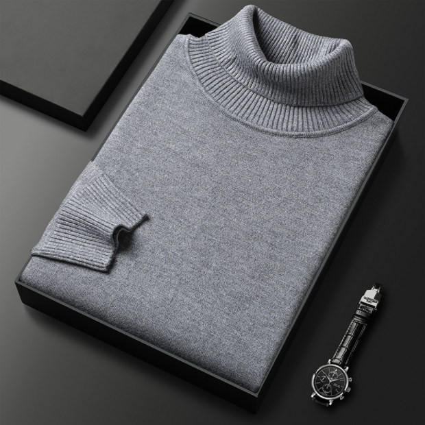 🧶 ✨ Premium Kaschmirpulli Herren Einfarbig - Weiches Wohlfühlgarn mit Moderner Passform für Business & Freizeit 👔🎯