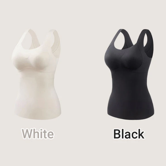 🔥💐Thermo-Tanktops mit U-Ausschnitt und integriertem BH für Damen
