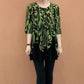 💝Печатни кръгли деколтета Loose Women's Top
