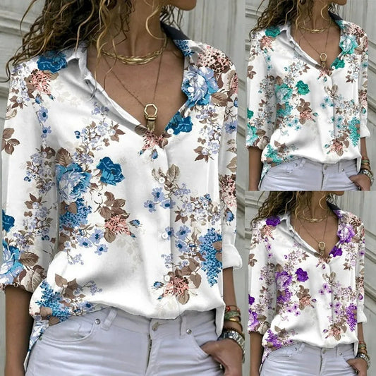 🌺S-4XL🌺Дамска блуза с дълги ръкави