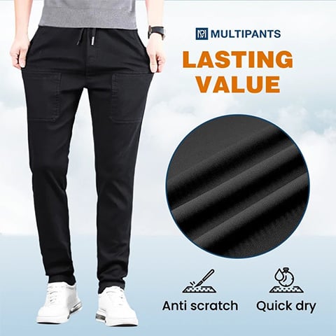 🔥🏆MultiPants – Strapazierfähige Cargohose mit hohem Stretchanteil und vielen Taschen