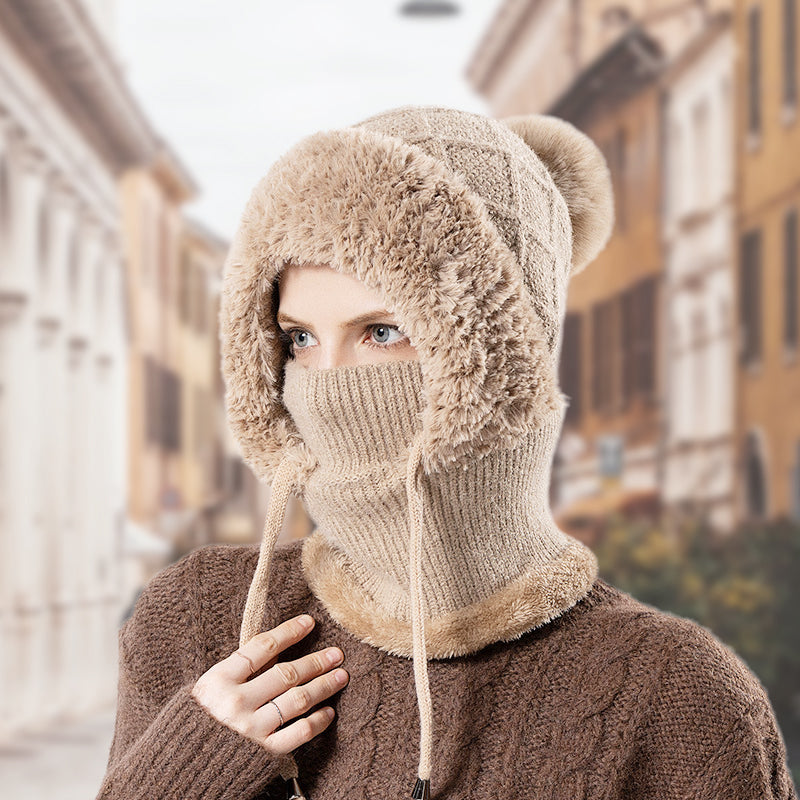 ❄️  💖 3-in-1-Winter-Sturmhaube für Damen