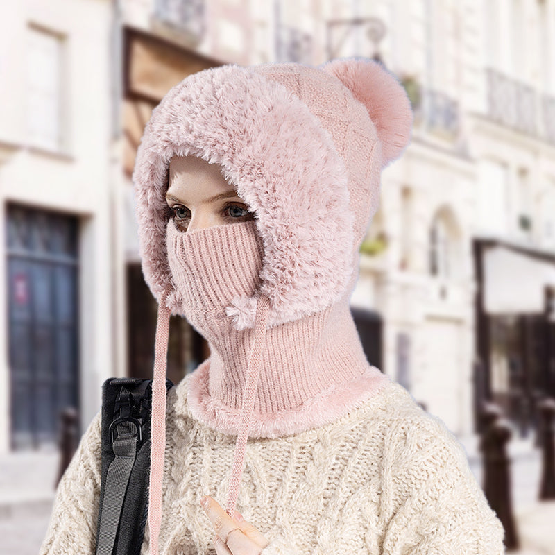 ❄️  💖 3-in-1-Winter-Sturmhaube für Damen