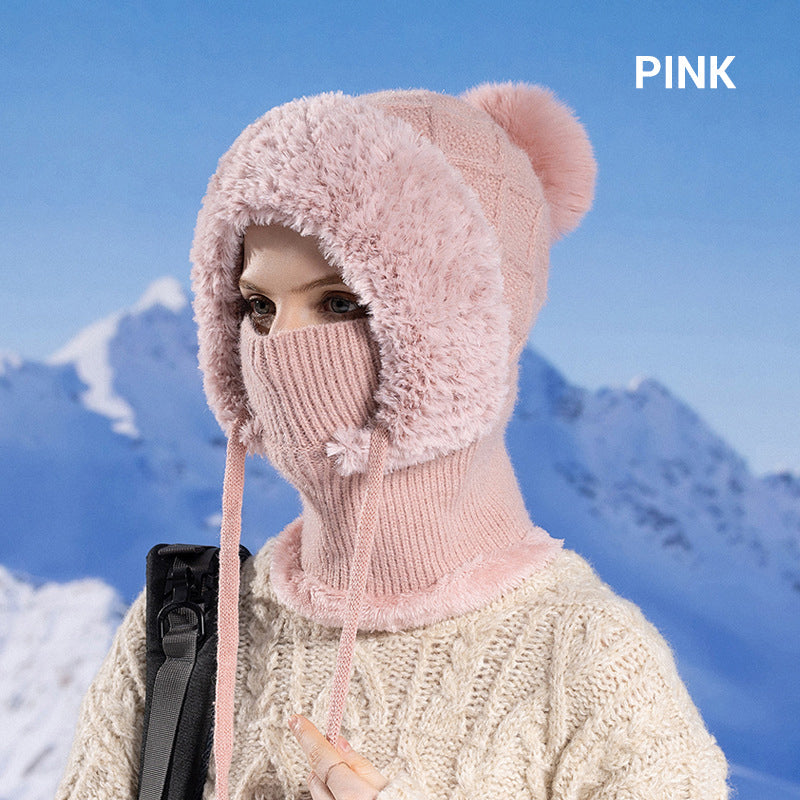 ❄️  💖 3-in-1-Winter-Sturmhaube für Damen