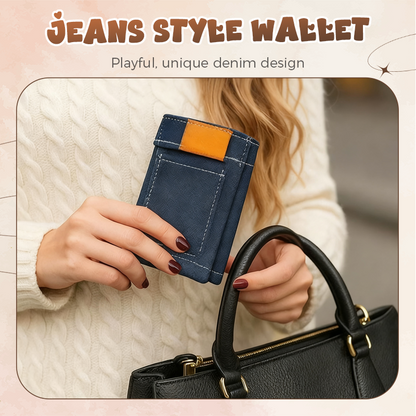 Stylish Creative Mini Jeans-Shaped Wallet（50% OFF）