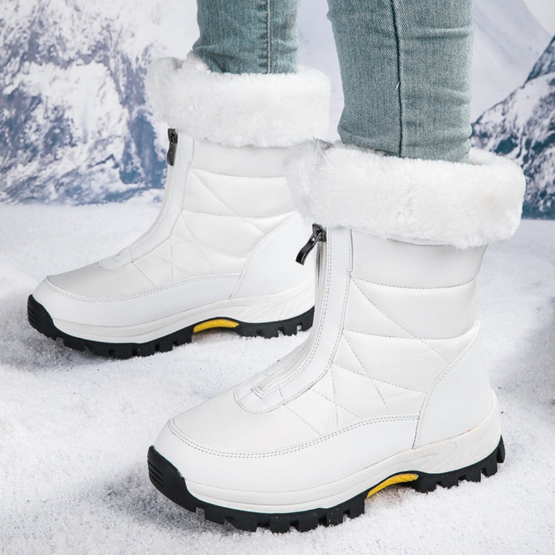 📢📢👢❄️ Neuheiten – Warme Schneestiefel mit Reißverschluss – rutschfest und bequem