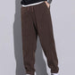 🔈🔈🔥Herrenhose aus Cord mit verjüngtem Schnitt, Kordelzug und Taschen