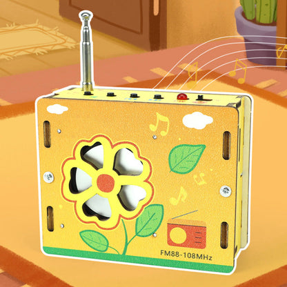 DIY Образователни играчки за деца мини радио
