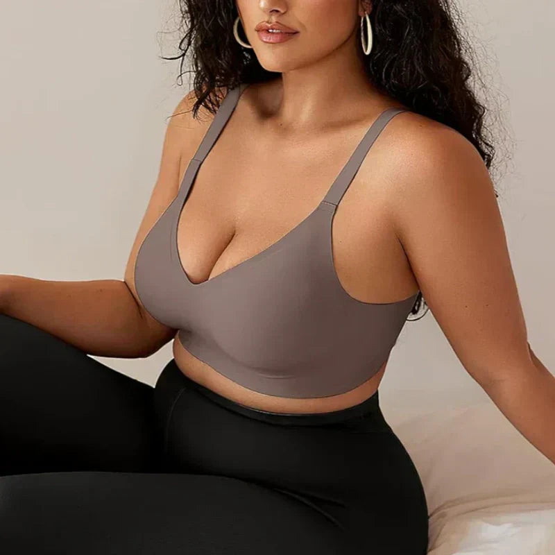 🏆Stark straffender BH | Nahtloser BH ohne Bügel für Damen 👍Schluss mit hängenden Brüsten