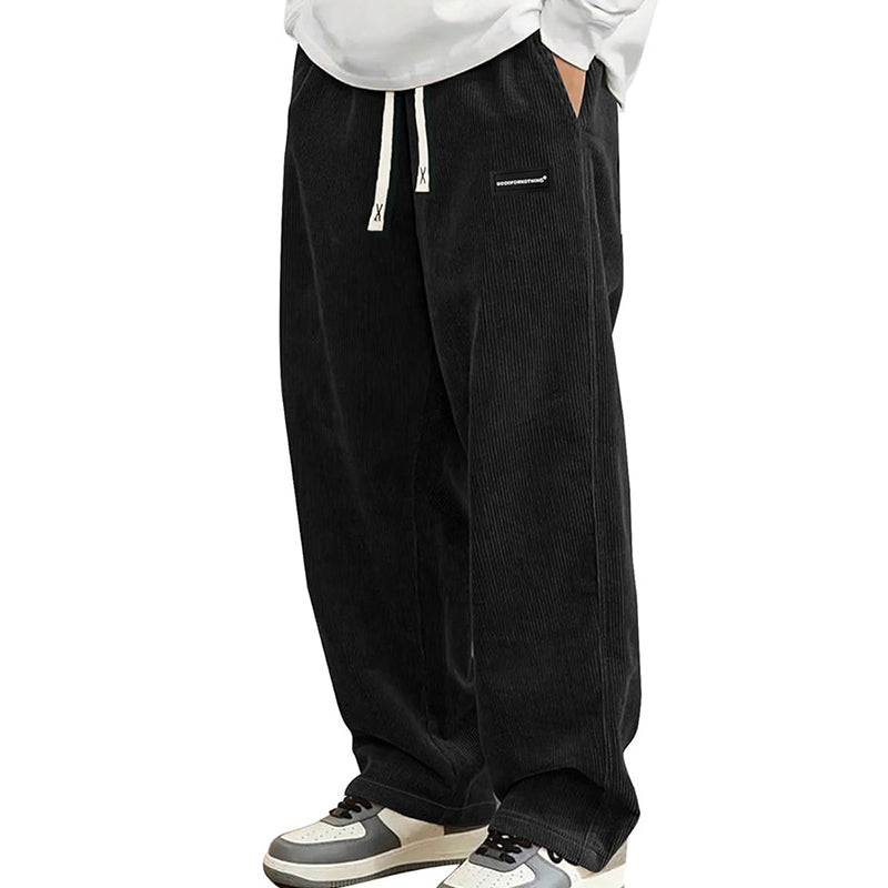 ✨Herrenhose mit lockerer Passform, Kordelzug und Taschen