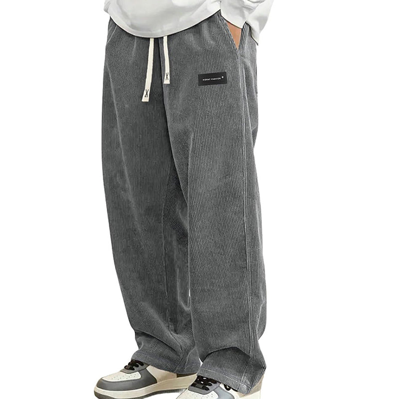 ✨Herrenhose mit lockerer Passform, Kordelzug und Taschen