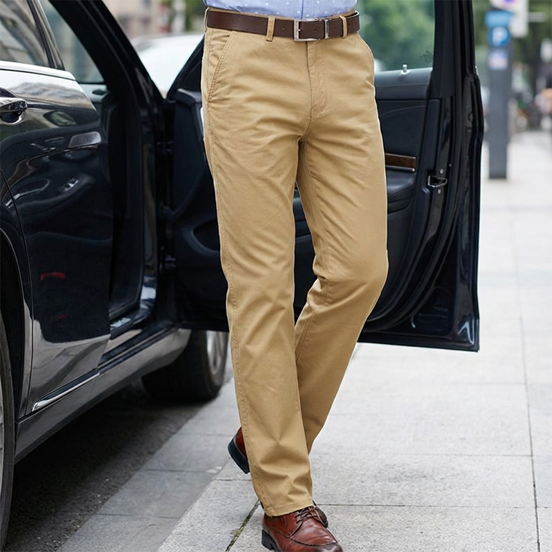 🎉 👖 Herren Chinos mit geradem Schnitt: Premium-Stretch + Slim-Fit – Vielseitig für Büro & Freizeit