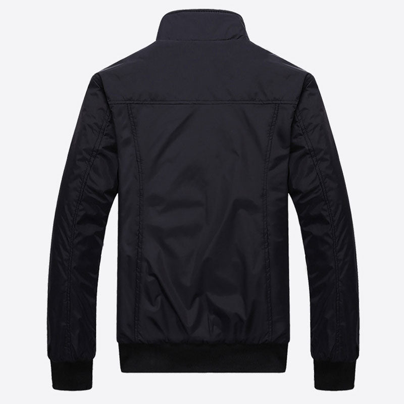 🧥 💼 Elegante Windjacke für Herren – Lässiger Business-Style mit Stehkragen & mehreren Taschen   🌿