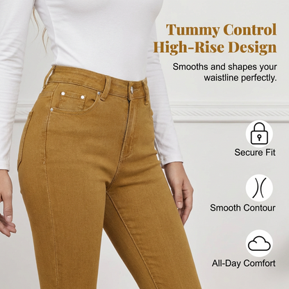 📢📢50% Rabatt!! ⏰✨Damen High-Waist Stretch-Jeans | super elastisch & vielseitig kombinierbar👖