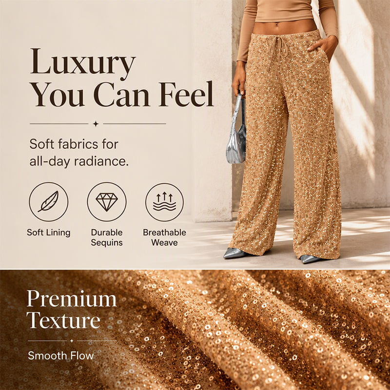 Neuheiten & Sonderangebote – Damen Hose mit elastischem Bund und geradem Bein