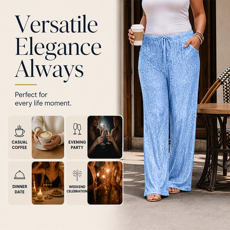 Neuheiten & Sonderangebote – Damen Hose mit elastischem Bund und geradem Bein