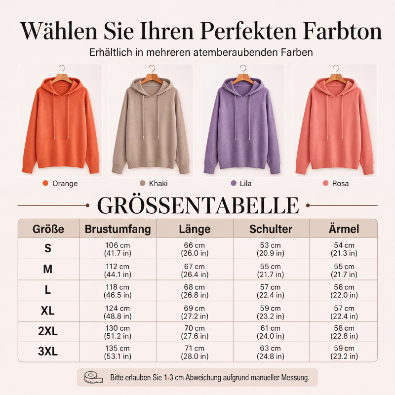 📢🎉🛍️✨Legerer Damen-Kapuzenpullover mit Kordelzug