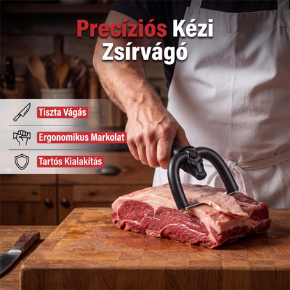 🥩🔥Ръчен уред за отстраняване на мазнини от говеждо и свинско месо - По-здравословно готвене, лесно премахва излишните мазнини