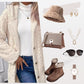 💎❄️ Neu im Trend: Damen-Jacke mit Rautenstruktur und Kapuze – Flauschige Wärme, lässige Passform & stilvolle Winter-Optik 🧥
