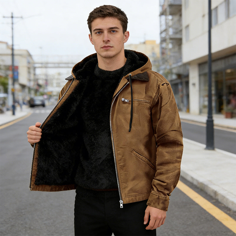 📢📢🎉✨Warme Arbeitsjacke mit Kapuze für Herren