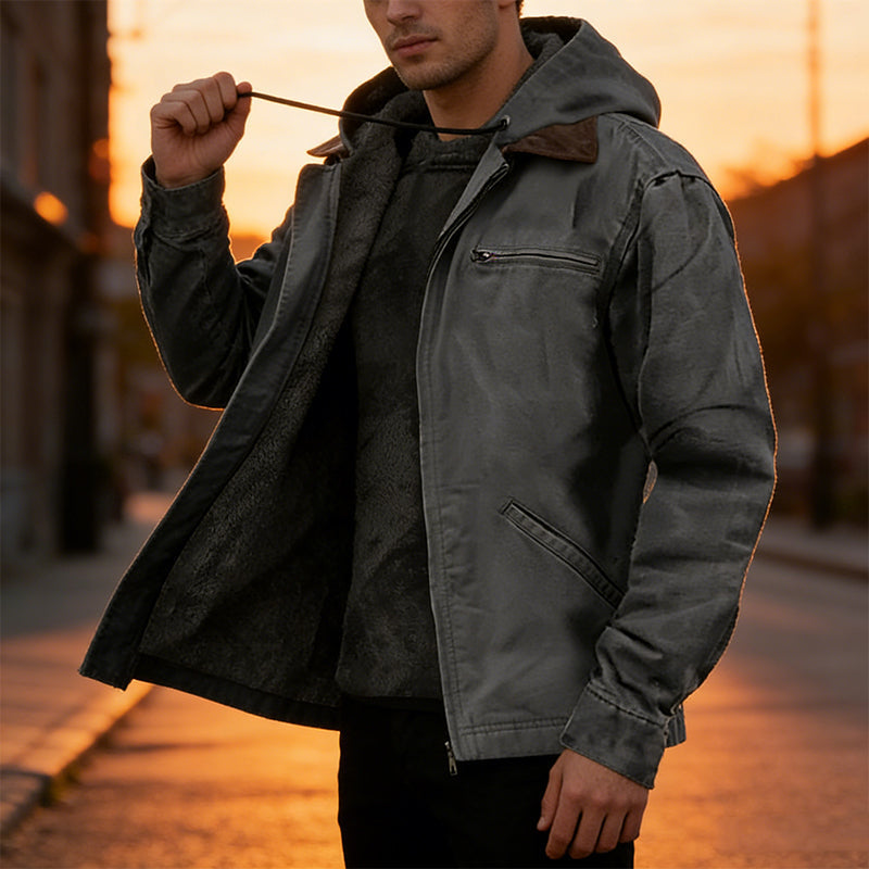 📢📢🎉✨Warme Arbeitsjacke mit Kapuze für Herren