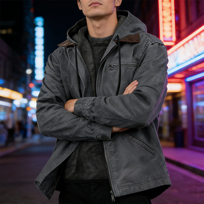📢📢🎉✨Warme Arbeitsjacke mit Kapuze für Herren
