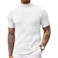 💎 Legere Slim-Fit Herren-T-Shirts mit Stehkragen