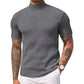 💎 Legere Slim-Fit Herren-T-Shirts mit Stehkragen