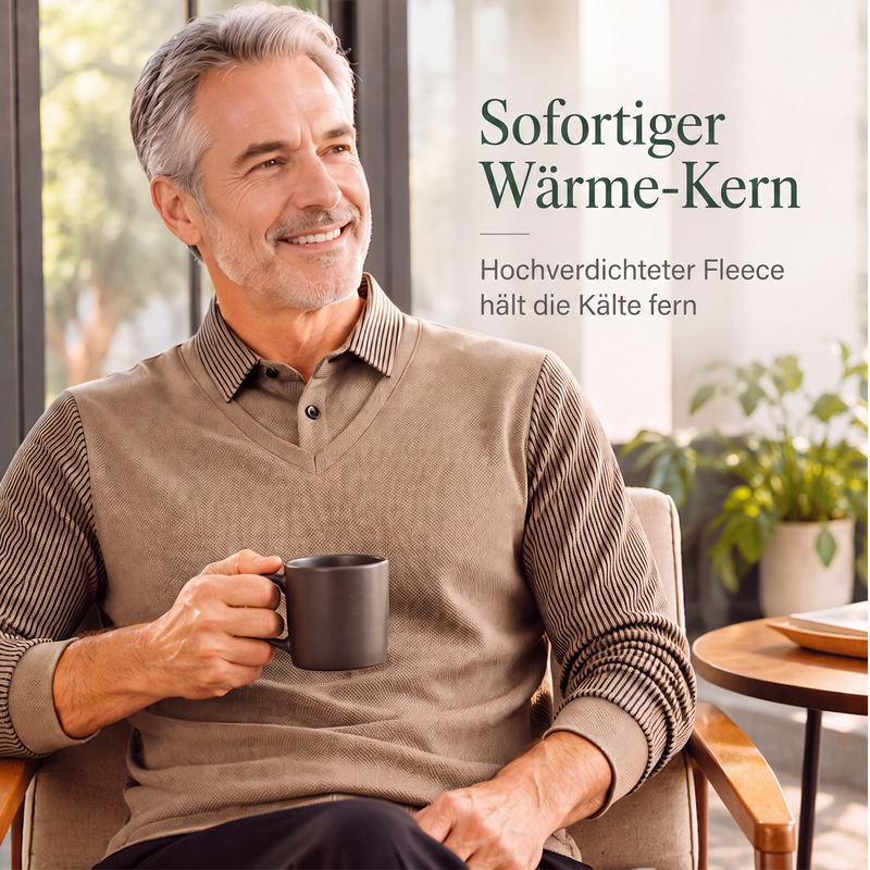 Herren-Langarmshirt im angesagten Fake-Zweiteiler-Look