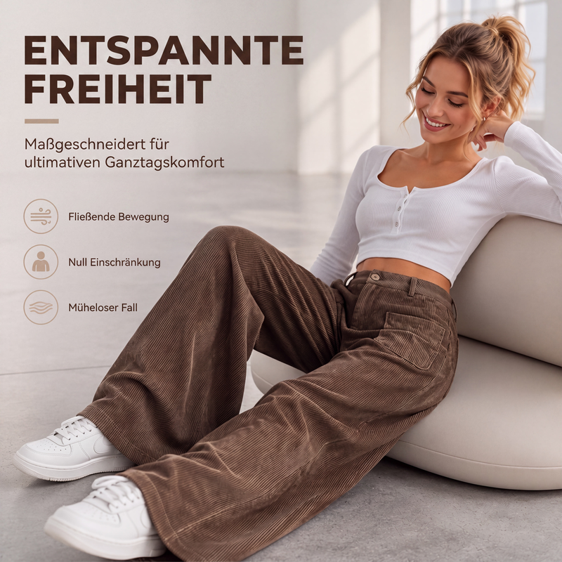 ✨Lässige Weithosen mit entspannter Passform für Damen