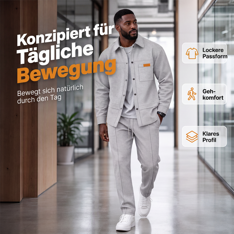 📢📢💎🧥 Herren-Waffel-Lounge-Set – bequem und vielseitig