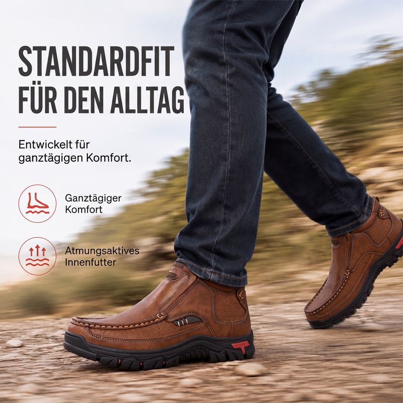 📢📢🎉✨Lässige Herren-Hausschuhe aus PU-Leder