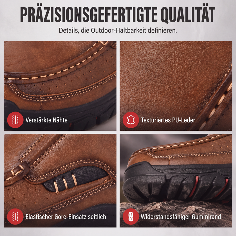 📢📢🎉✨Lässige Herren-Hausschuhe aus PU-Leder