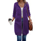 🧥 Lässig, bequem & vielseitig – Damen Kapuzenjacke in längerer Passform