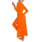 📢🎉🛍️✨ 2-teiliges Damen-Set: geripptes Longline-Top & schmale Hose