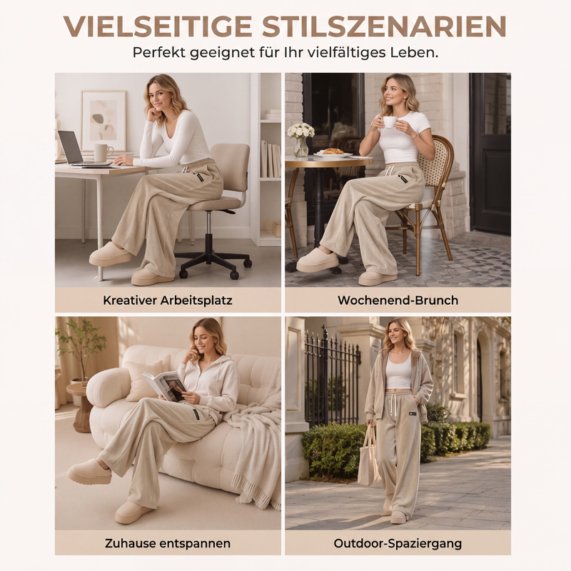 👖 Legere Hose mit Kordelzug | Kein steifer Bund – Bequemer Alltags-Look für Zuhause & Unterwegs ✨