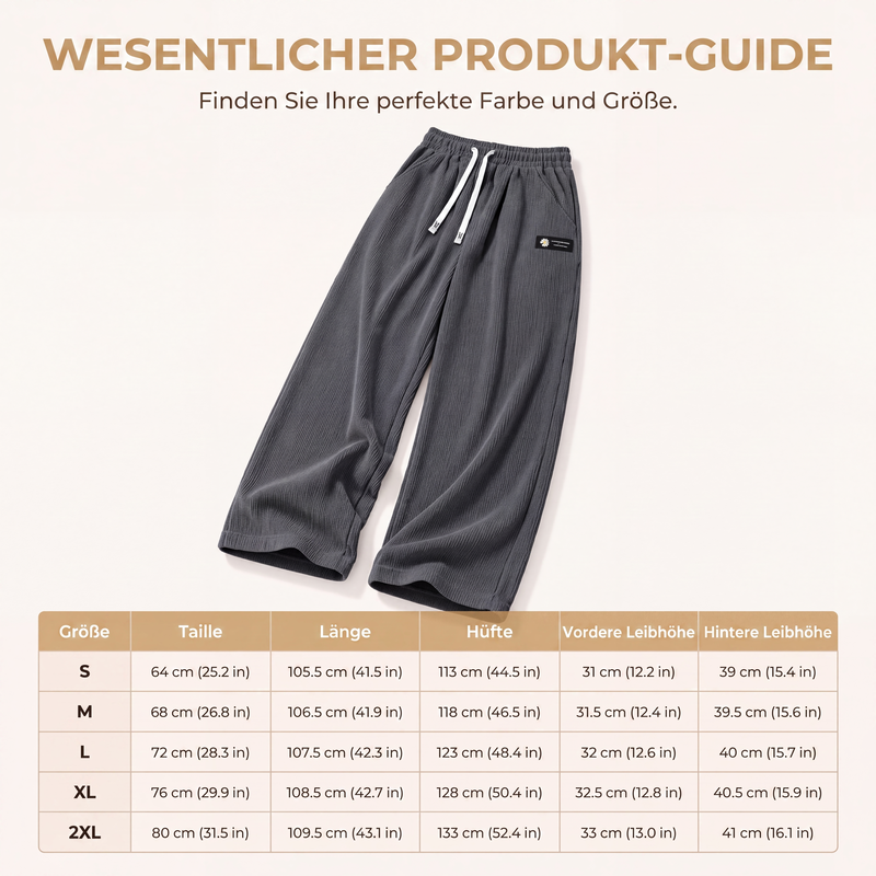 👖 Legere Hose mit Kordelzug | Kein steifer Bund – Bequemer Alltags-Look für Zuhause & Unterwegs ✨