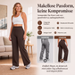 Damen-Yogahose mit hohem Bund und weitem Bein
