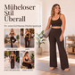 Damen-Yogahose mit hohem Bund und weitem Bein