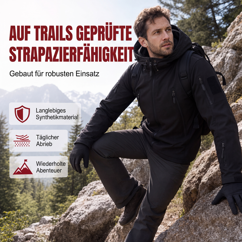 🛍️✨ Wasserdichte und warme Outdoorjacke für Herren