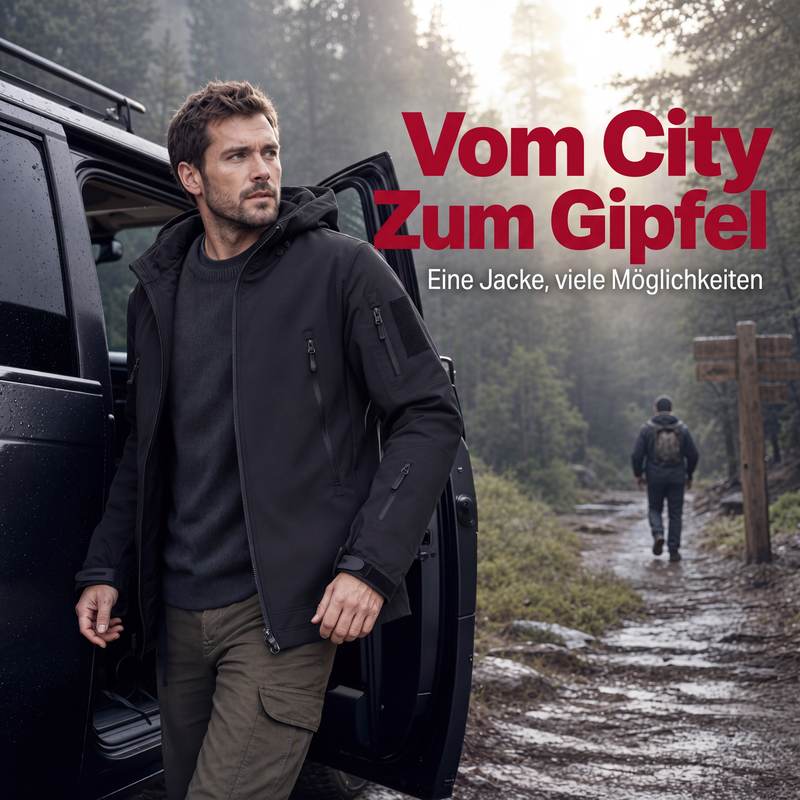 🛍️✨ Wasserdichte und warme Outdoorjacke für Herren