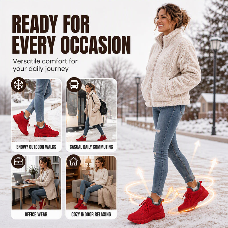 🎉✨Warme Wintersneaker aus Strick für Damen