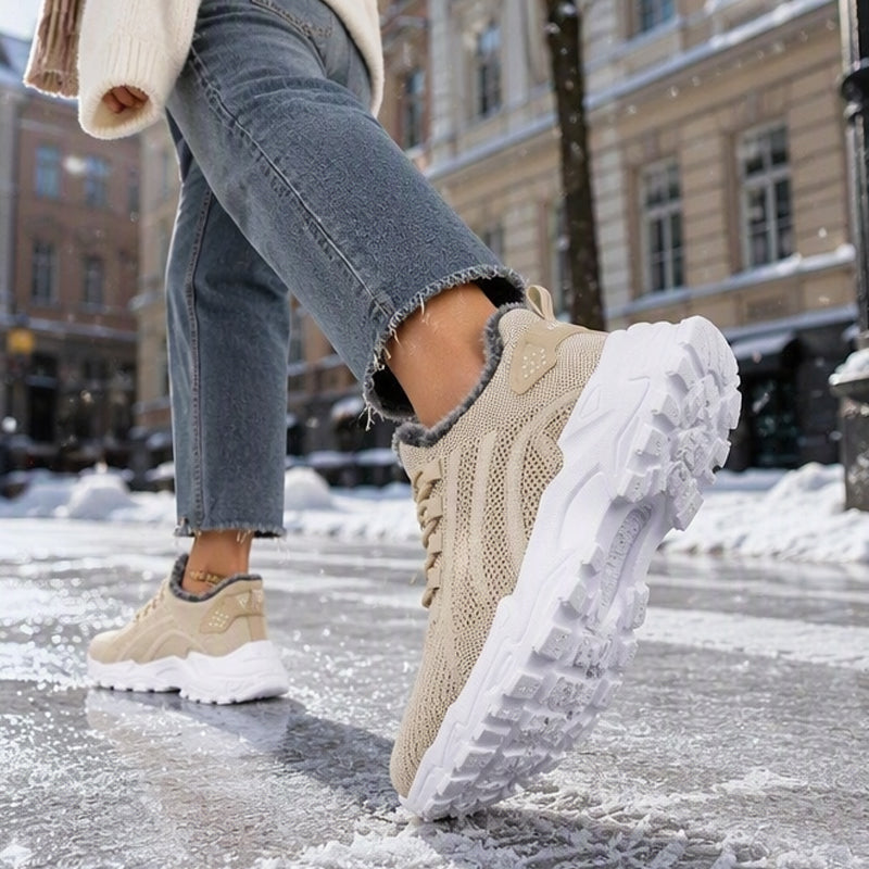 🎉✨Warme Wintersneaker aus Strick für Damen