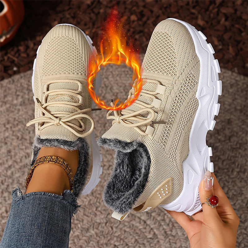 🎉✨Warme Wintersneaker aus Strick für Damen