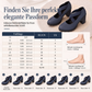 🎉✨Mary-Jane-Schuhe für Damen mit runder Spitze, überkreuzten Riemen, Blockabsatz, Plateau und Cut-Out-Ausschnitten, hochhackig