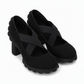 🎉✨Mary-Jane-Schuhe für Damen mit runder Spitze, überkreuzten Riemen, Blockabsatz, Plateau und Cut-Out-Ausschnitten, hochhackig