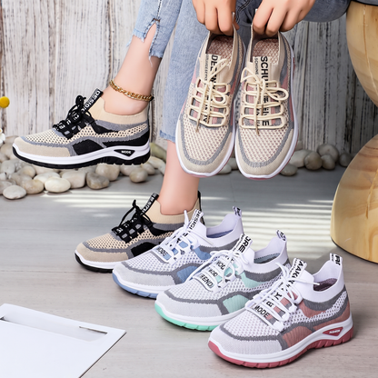 👟 Komfortabler Alltag & sportlicher Style – Damen Schnür-Sneaker
